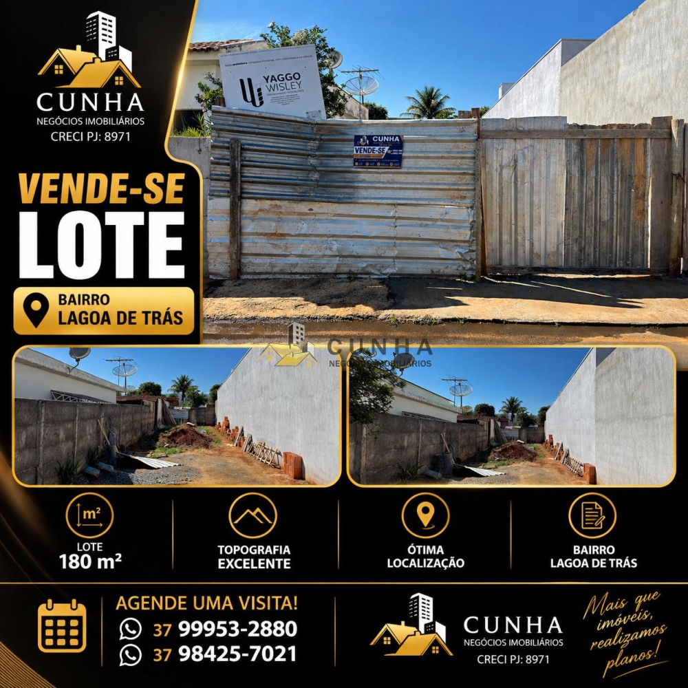 Lote > venda > Lagoa de Trás -  Piumhi-MG