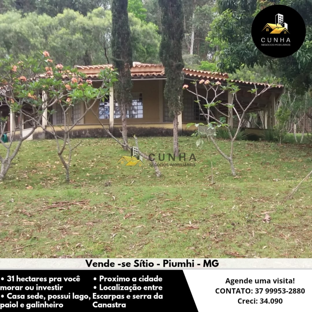Sítio > venda > Area rural - Piumhi